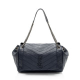 Saint Laurent Lambskin Monogram Nolita Medium Flap Bag