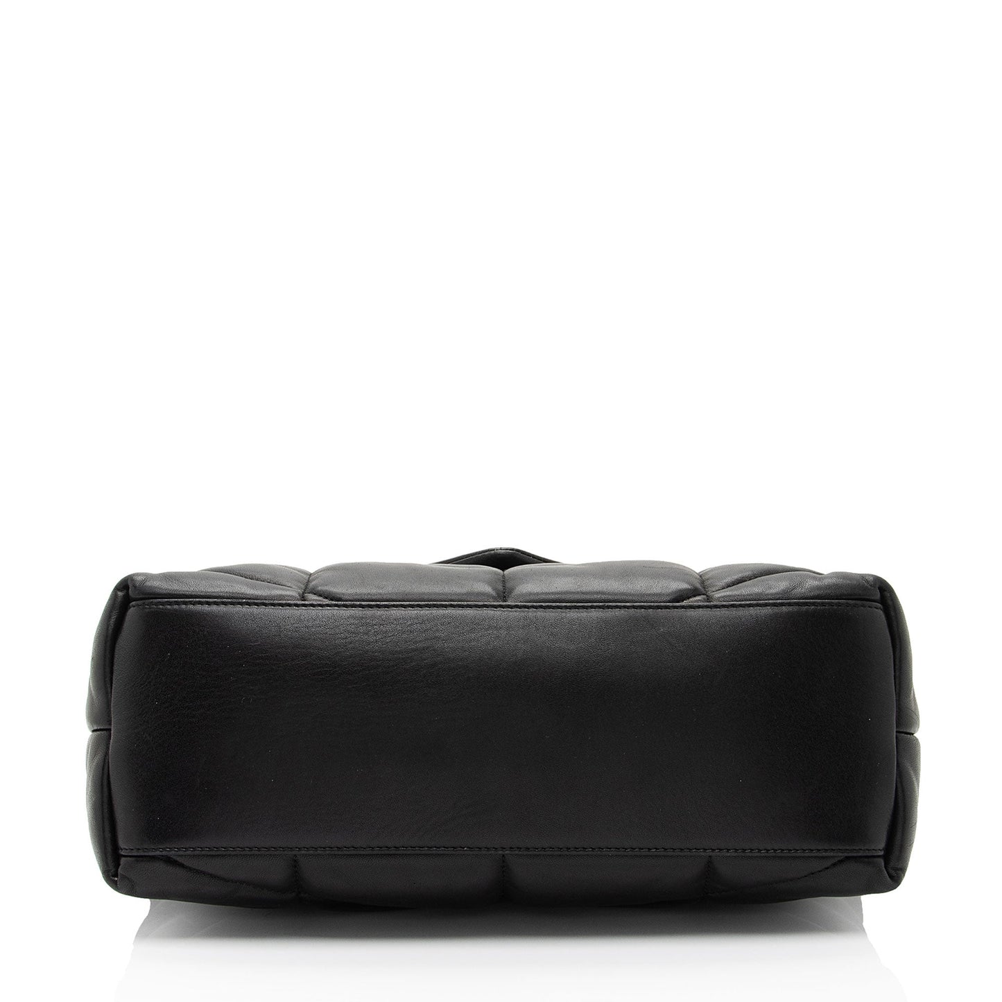 Saint Laurent Lambskin Monogram Puffer LouLou Medium Shoulder Bag (SHF-A0xwhw)