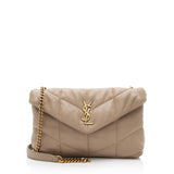 Saint Laurent Lambskin Monogram Puffer LouLou Toy Shoulder Bag