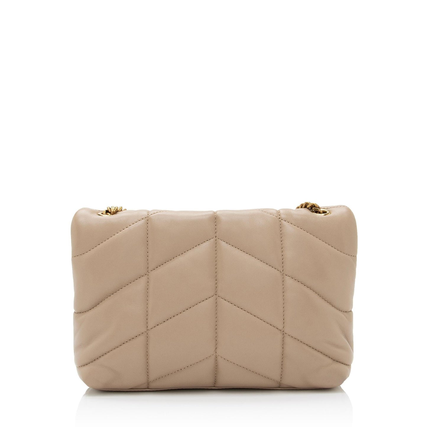 Saint Laurent Lambskin Monogram Puffer LouLou Toy Shoulder Bag (SHF-ijFzie)