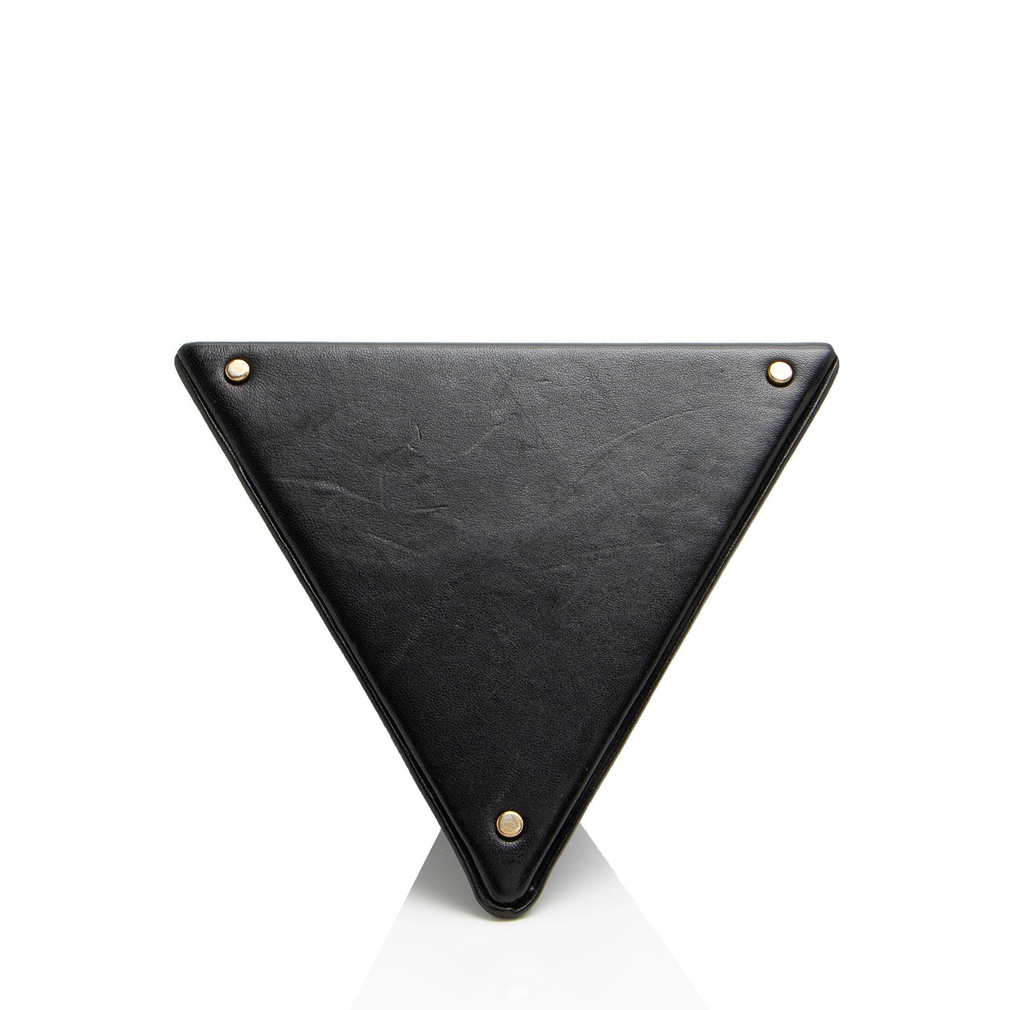Saint Laurent Lambskin Monogram Pyramid Clutch