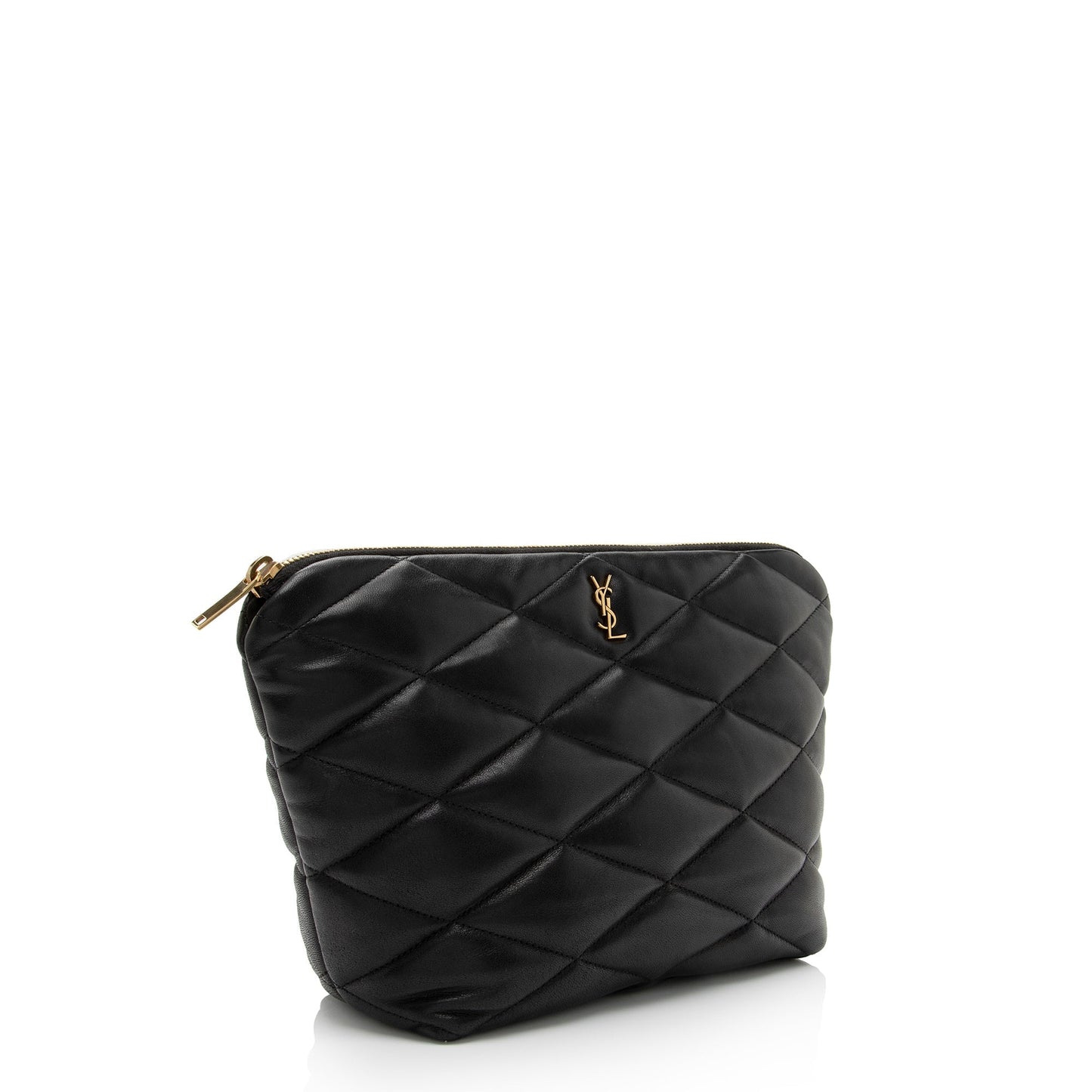 Saint Laurent Lambskin Monogram Sade Pouch (SHF-2kkXSR)