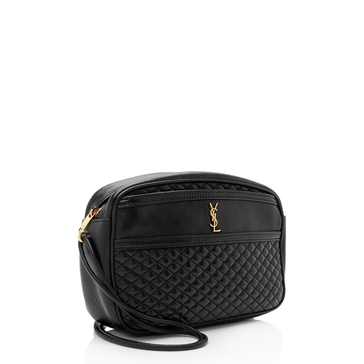 Saint Laurent Lambskin Monogram Victoire Camera Bag (SHF-0P9i8L)