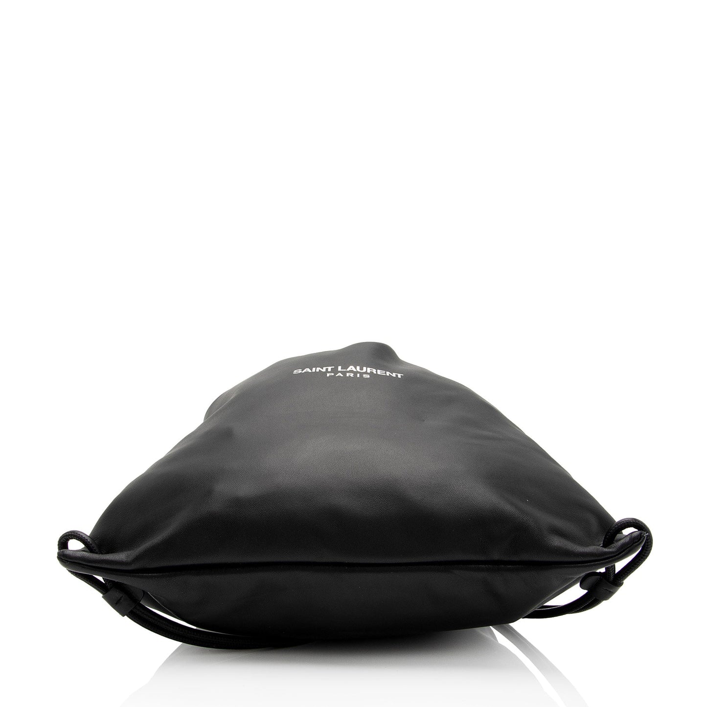 Saint Laurent Lambskin Teddy Drawstring Backpack (SHF-AWdD6b)