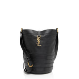 Saint Laurent Lambskin Seau Fermoir Bucket Bag (SHF-tr8sJF)