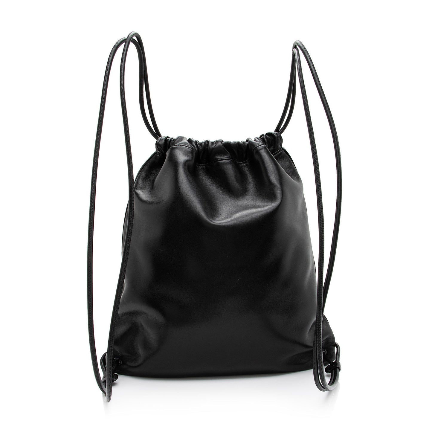 Saint Laurent Lambskin Teddy Drawstring Backpack (SHF-t2PP0a)