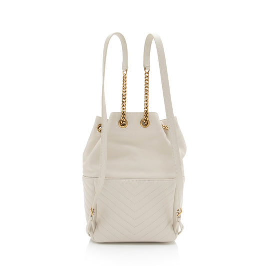 Saint Laurent Matelasse Lambskin Monogram Joe Backpack