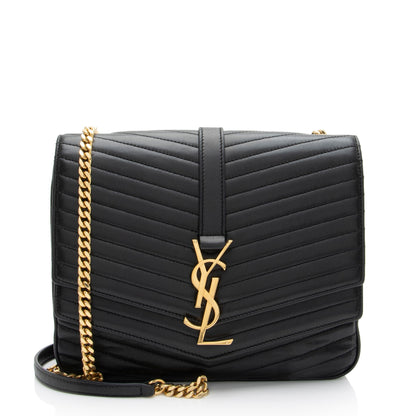 Saint Laurent Matelasse Lambskin Monogram Sulpice Medium Shoulder Bag