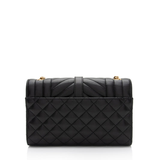 Saint Laurent Mixed Matelasse Lambskin Monogram Small Shoulder Bag (SHF-gYiuTh)