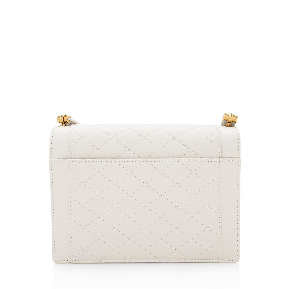 Saint Laurent Quilted Lambskin Gaby Mini Shoulder Bag (SHF-21894)