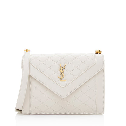 Saint Laurent Quilted Lambskin Gaby Mini Shoulder Bag (SHF-21894)