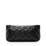 Saint Laurent Quilted Lambskin Pouch (SHF-22668)
