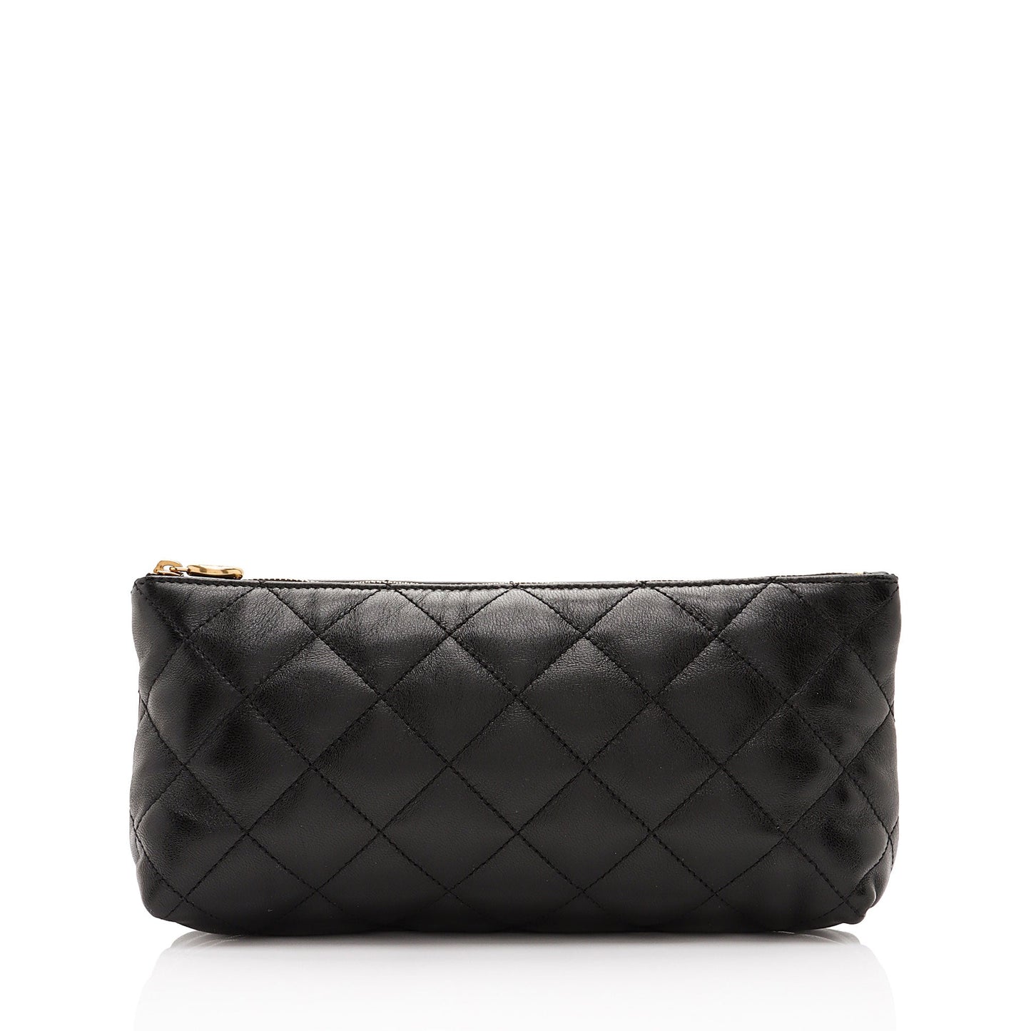Saint Laurent Quilted Lambskin Pouch (SHF-ixv7Bg)