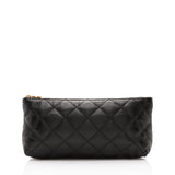 Saint Laurent Quilted Lambskin Pouch (SHF-ixv7Bg)
