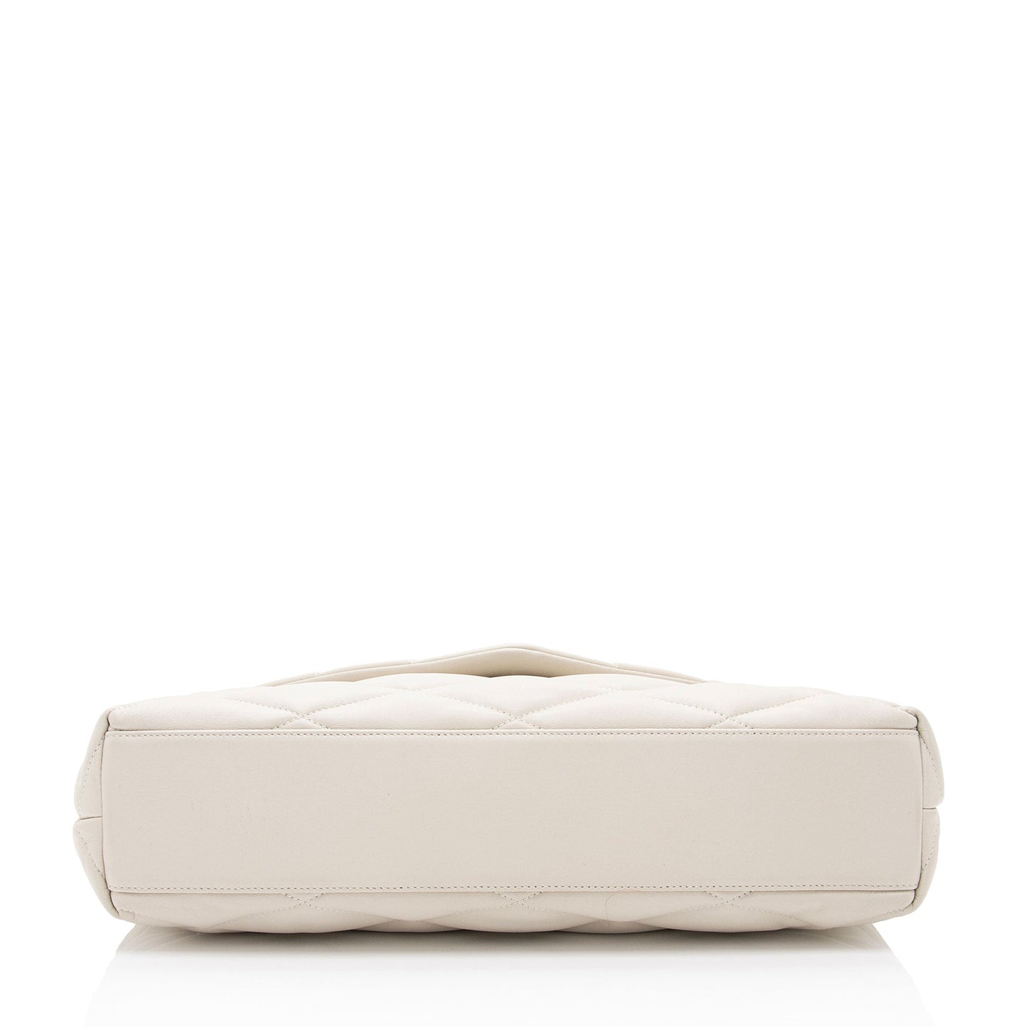 Saint Laurent Quilted Lambskin Puffer Sade Clutch (SHF-Acb2VB)