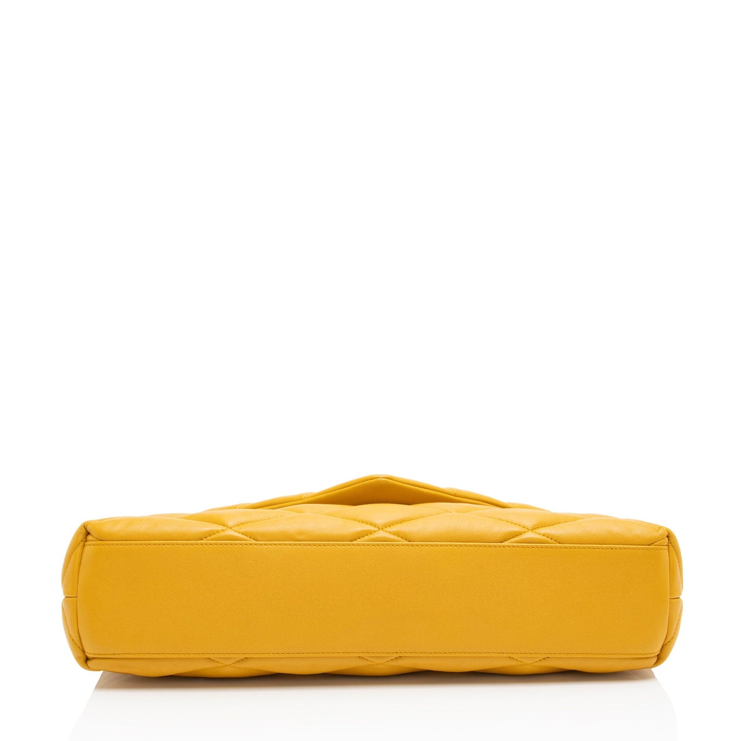 Saint Laurent Quilted Lambskin Puffer Sade Clutch