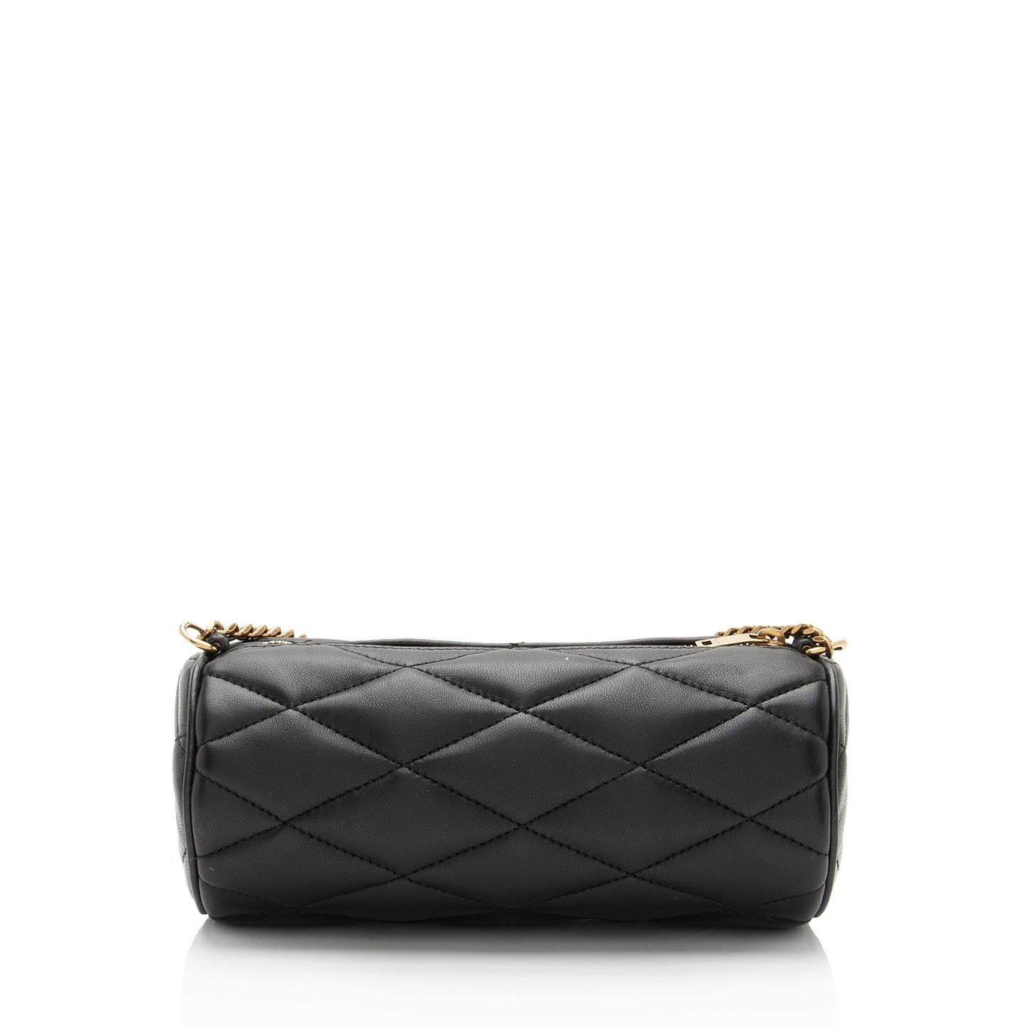 Saint Laurent Quilted Lambskin Sade Mini Tube Bag (SHF-WvSgLo)