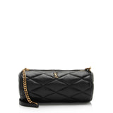 Saint Laurent Quilted Lambskin Sade Mini Tube Bag (SHF-WvSgLo)