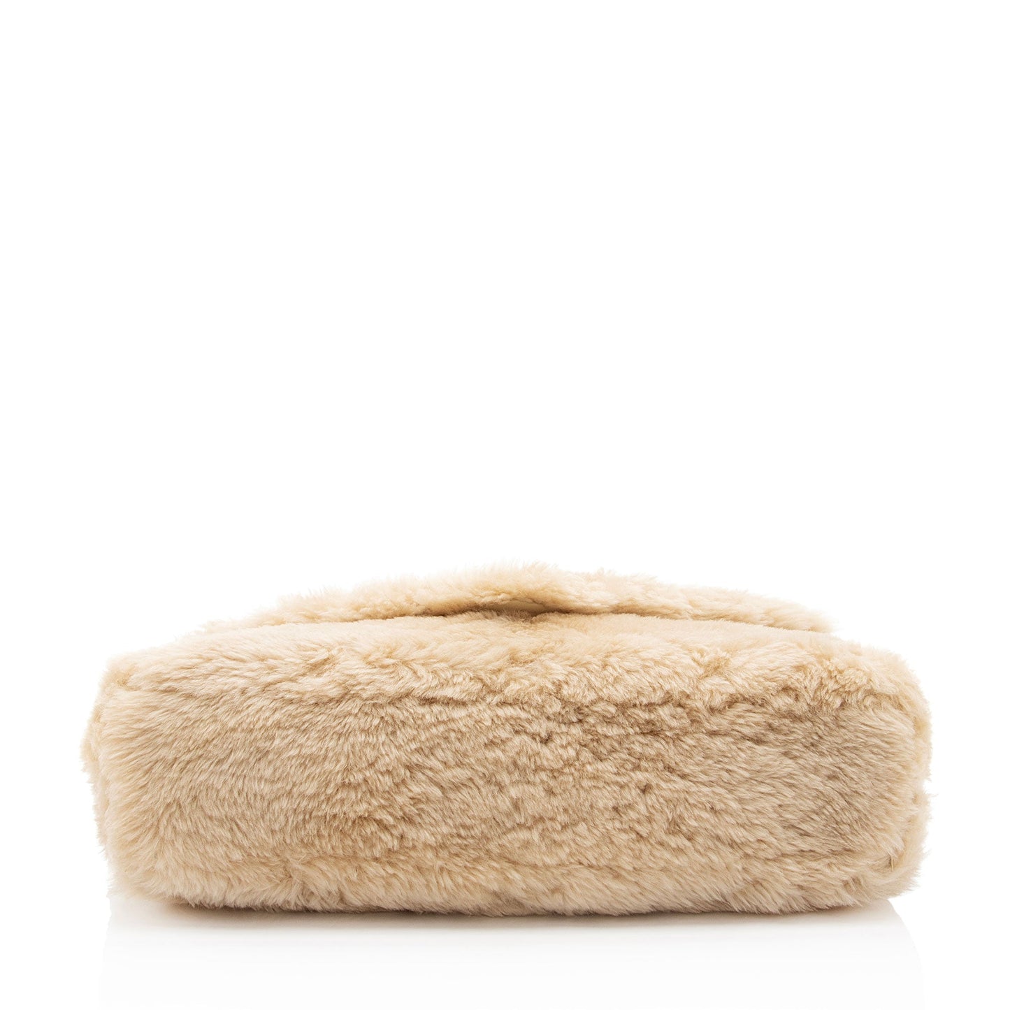 Saint Laurent Shearling Lambskin Puffer Sade Clutch - FINAL SALE (SHF-OG4bp5)