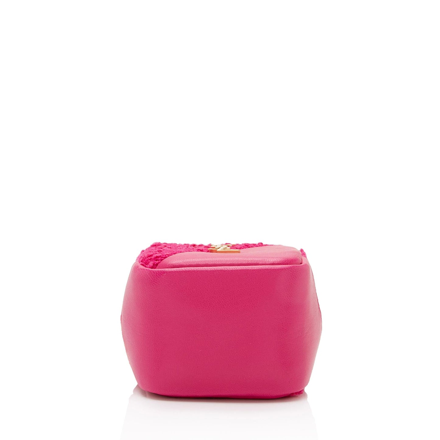 Saint Laurent Tweed Lambskin Monogram Jaime Cube Charm (SHF-LTFDpm)