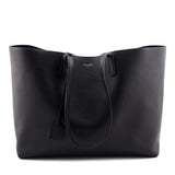 Saint Laurent Black Calfskin Large Shopping Tote