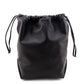 Saint Laurent Black Lambskin Teddy Drawstring Bag