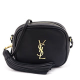 Saint Laurent Black Nappa Monogram Blogger Bag