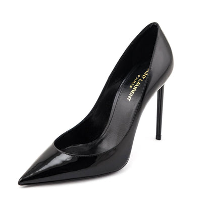 Saint Laurent Black Patent Zoe 105 Pumps Size US 8.5 | EU 38.5