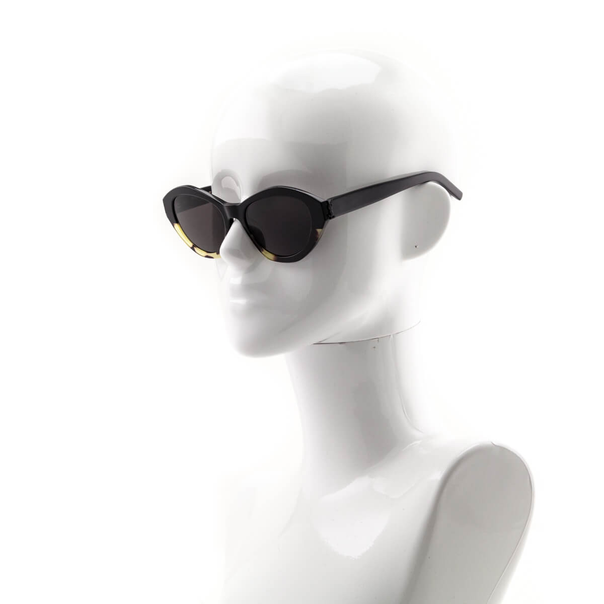 Saint Laurent Black & Tortoise SL M60 Cat Eye Sunglasses