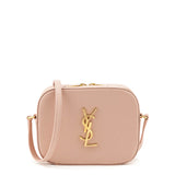 Saint Laurent Blush Grain De Poudre Small Classic Monogram Camera Bag