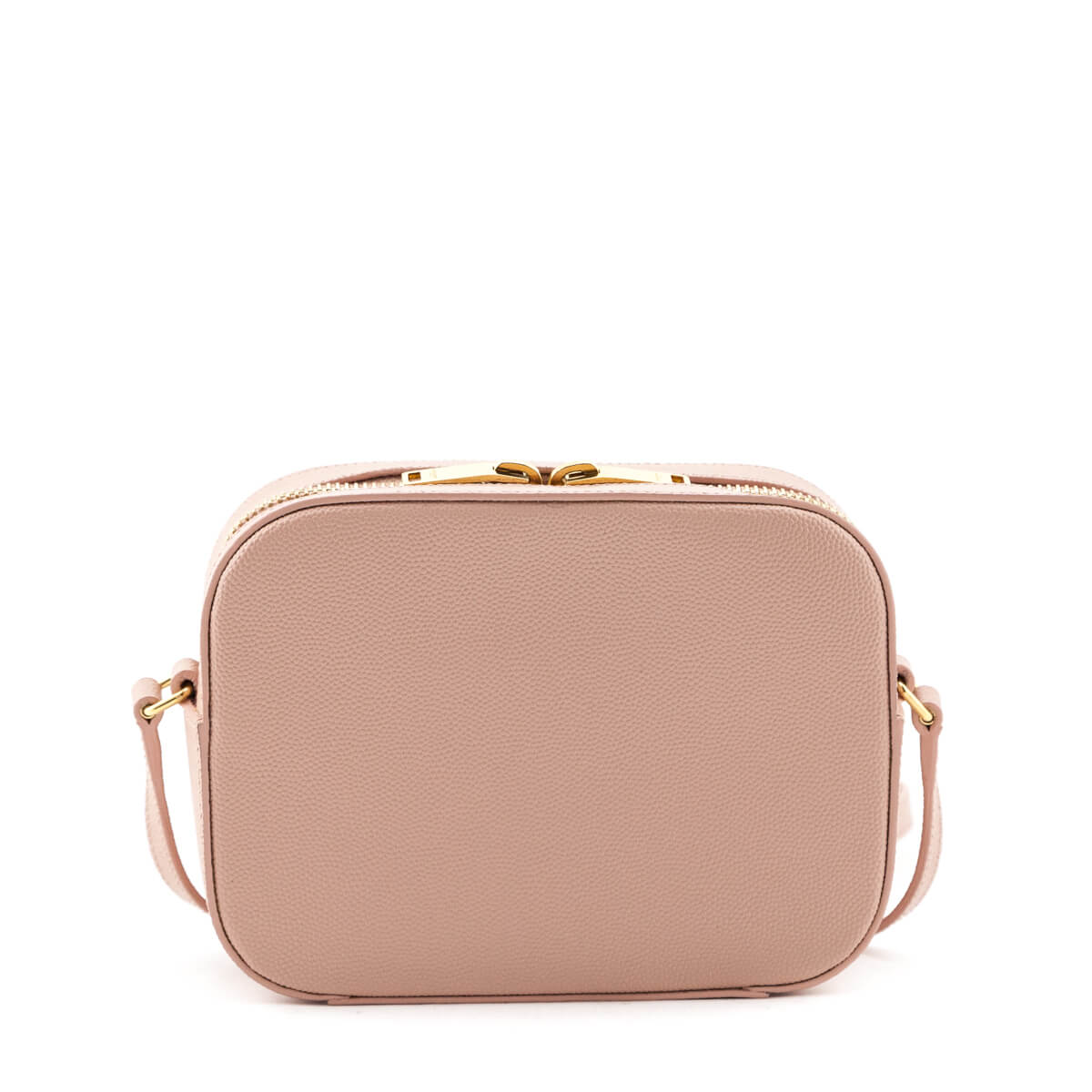 Saint Laurent Blush Grain De Poudre Small Classic Monogram Camera Bag