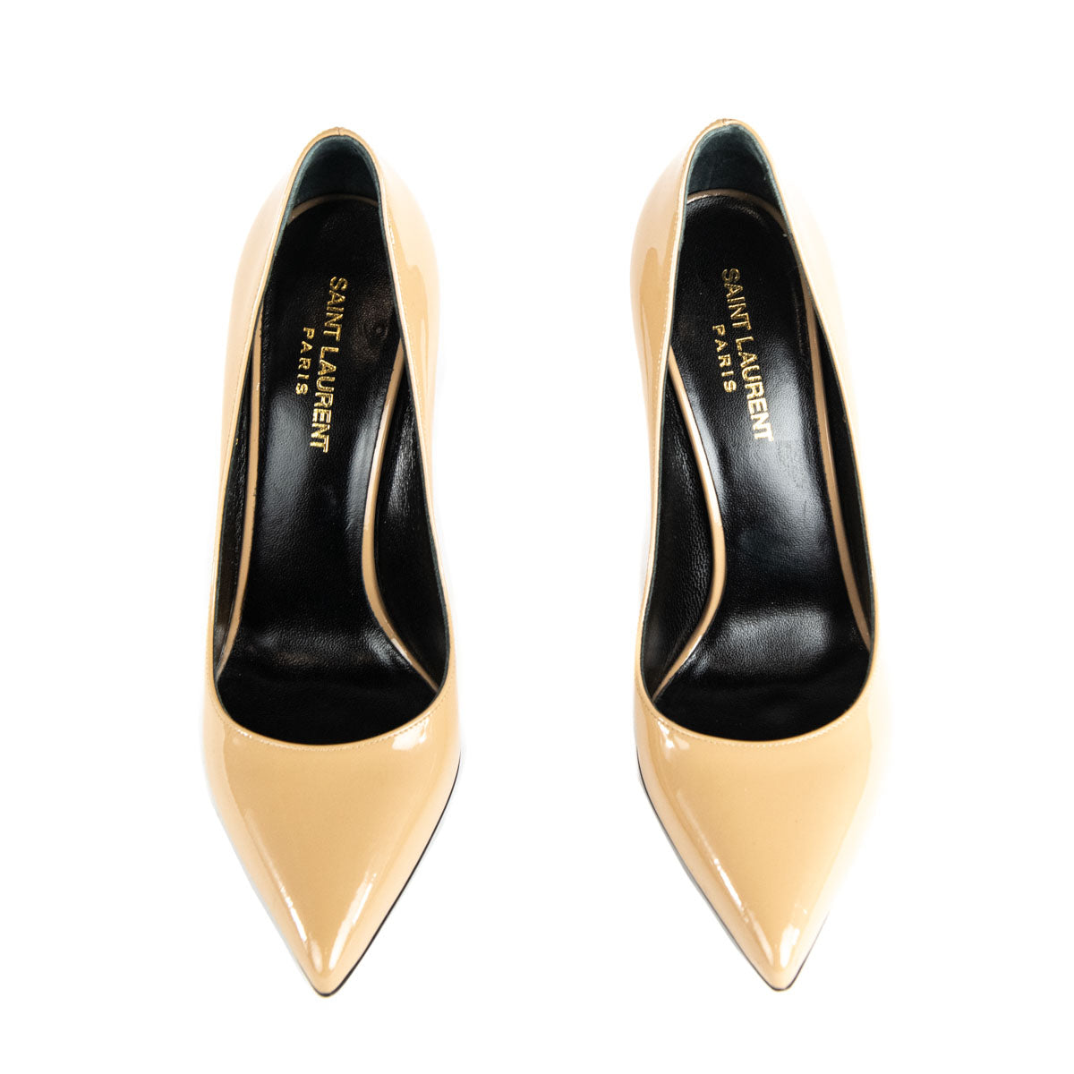 Saint Laurent Nude Patent Pumps Size US 8 | EU 38