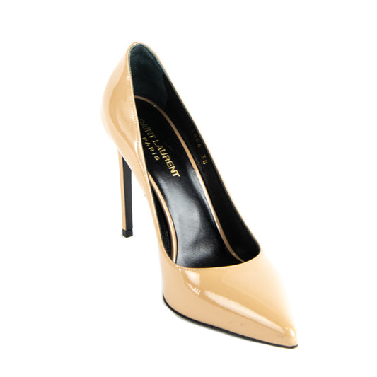 Saint Laurent Nude Patent Pumps Size US 8 | EU 38