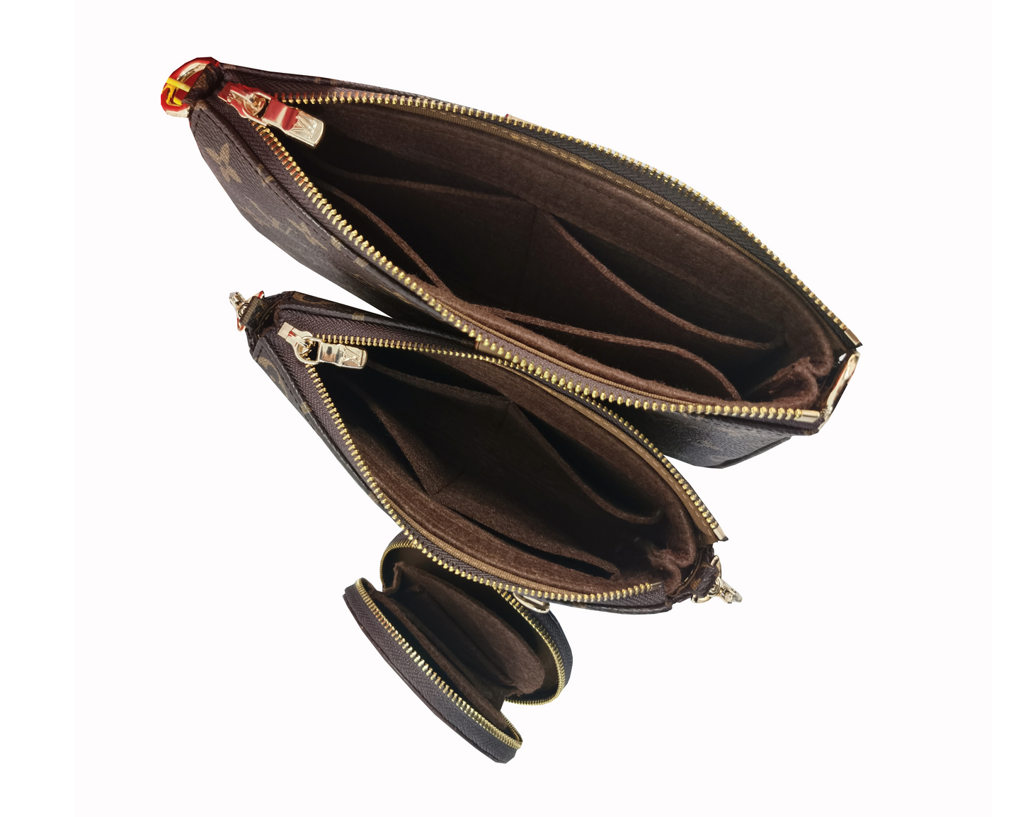 [Multi Pochette Accessoires] Felt Bag Organizer, Purse Insert, Base Shaper, Liner Protector
