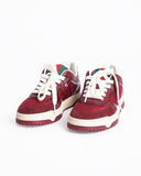 New Gucci gg re web sneaker in rosso ancora red