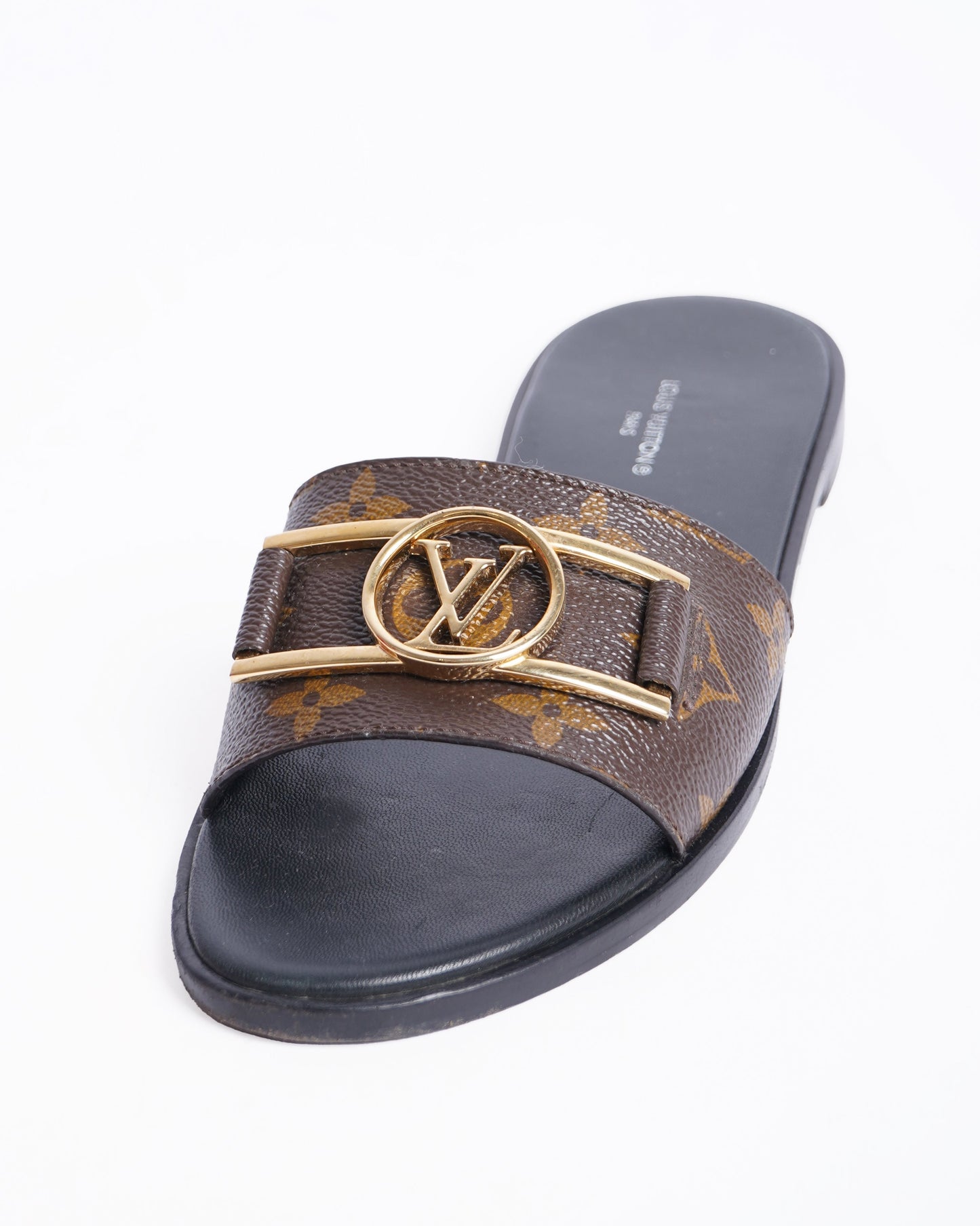 Louis Vuitton Flat in Black & Dark Brown