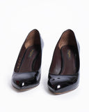 Louis Vuitton black patent leather pumps