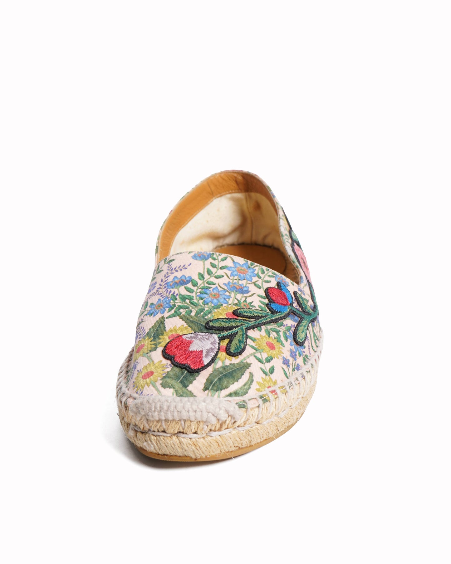 Gucci floral embroidered espadrilles