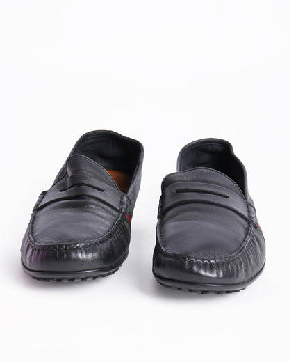 Gucci Men's Drivers Loafers In Black
