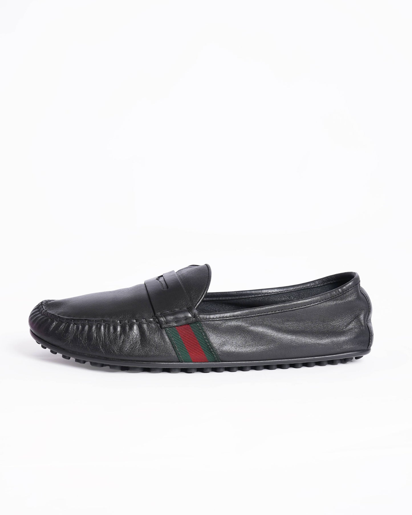 Gucci Men's Drivers Loafers In Black