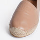New Christian Dior BEIGE CALFSKIN ESPADRILLES
