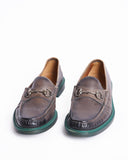 Gucci   brown leather loafers