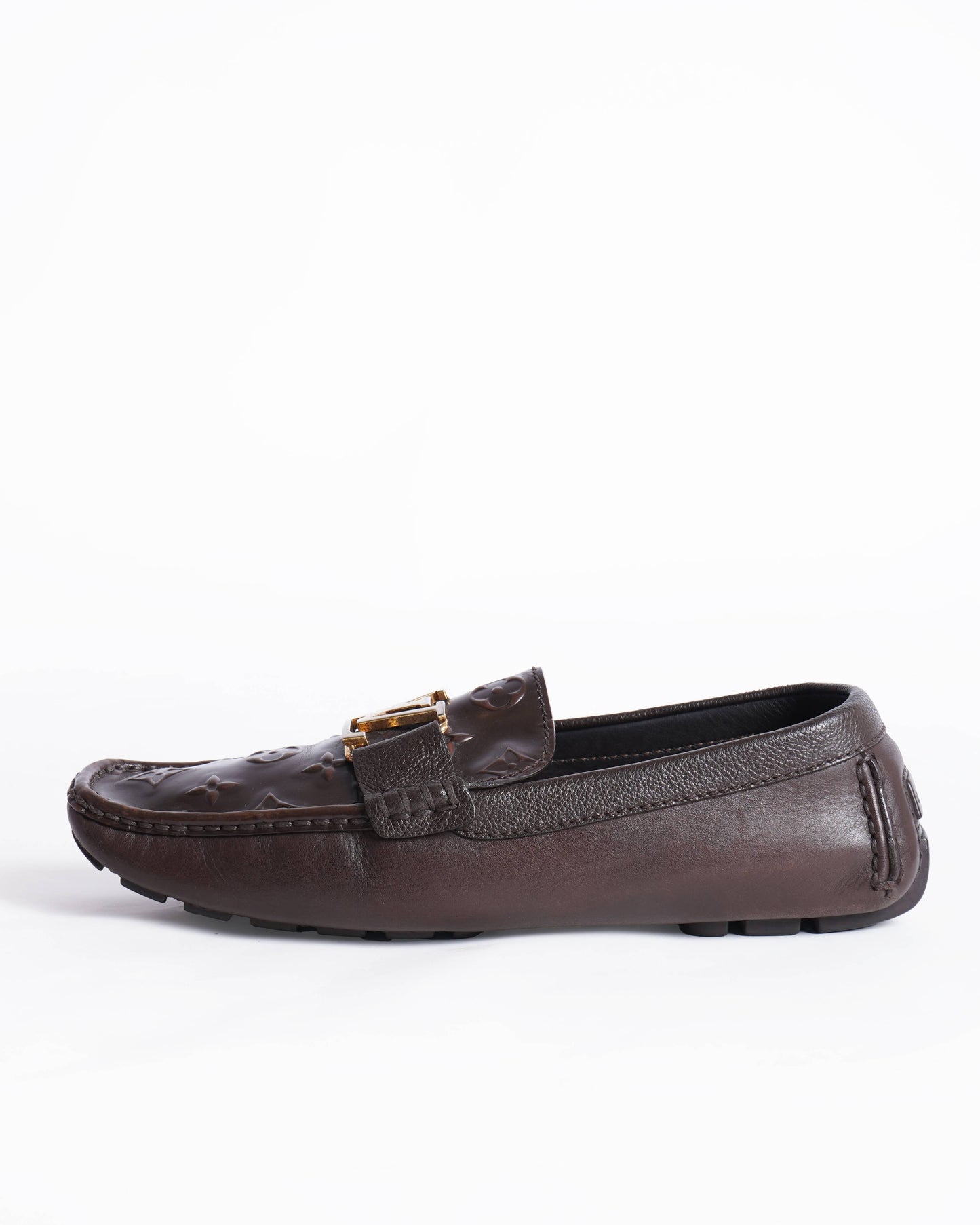 Louis vuitton  embossed loafers