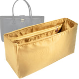 Organizer for [Cerf XL, Chanel] Bag Insert (Silk, Full-width Zip and Open Pocket)