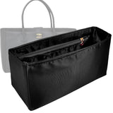Organizer for [Cerf Medium, Chanel] Bag Insert (Silk, Full-width Zip and Open Pocket)