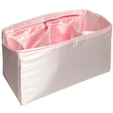 Organizer for [Maxi Classic Flap, Chanel] Bag Insert (Silk, Full-width Zip and Open Pocket)