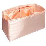 Organizer for [Boy Chanel Large, Chanel] Bag Insert (Silk, Full-width Zip and Open Pocket)