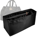 Organizer for [Large Toujours Bag, Dior] Bag Insert (Silk, Full-width Zip and Open Pocket)