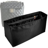 Organizer for [Urban Spirit Backpack Small 20.5cm, Chanel] Bag Insert (Silk, Full-width Zip and Open Pocket)