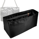 Organizer for [NIKI Shopping, Saint Laurent (YSL)] Bag Insert (Silk, Trapezoid Shape with Zip Pocket)
